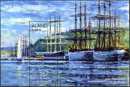 Åland Islands 2021. Tall Ships Races (MNH OG) Souvenir Sheet - £11.71 GBP