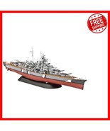 Bismarck Battleship Model Kit with Moving Turrets &amp; Display Stand - 295 ... - $82.63 CAD