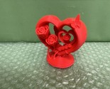 3D Printed Gift Mothers Day Gift 4&quot;x4&quot;, HEART WITH LOVE - $23.28