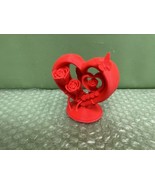 3D Printed Gift Mothers Day Gift 4&quot;x4&quot;, HEART WITH LOVE - £18.20 GBP