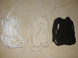Thin Braided Rope Laces 62&quot; - Travis Scott SB Dunks Style, AJ 11 Replace... - $11.00