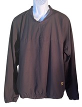 FJ FOOTJOY Long Sleeve Pull Over Golf Fleece Jacket  Black Large - €12,56 EUR
