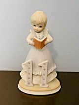 Lefton Christopher Collection 03448/K Porcelain Birthday Girl Age 11 Fig... - $9.85