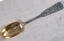 Ornate Sterling Silver Souvenir Spoon Milwaukee Wisconsin by Gorham - £20.77 GBP