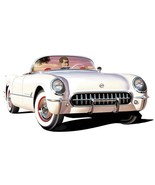 AMT 1953 Chevy Corvette (USPS Stamp Series) 1:25 Scale Model New Open Box - $766.07 MXN