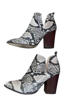 Celeste-5 Booties Used Womens 10 Used Snake Skin Look - £19.11 GBP