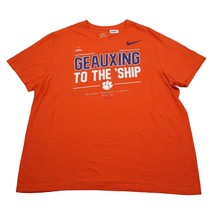 Clemson Tigers Shirt Mens XL Orange Nike Championship Graphic Tee - £14.45 GBP