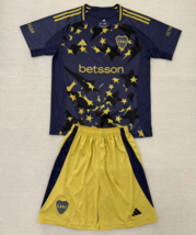Kids Boca Juniors 2025-26 Third Kits Shirt Youth Jersey With Shorts - $49.00