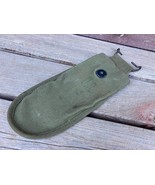 VTG WW II E.A BROWN WIRE CUTTER US MILITARY GREEN POUCH 1945 - $24.70