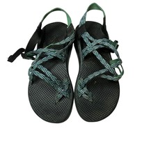 Chaco ZX2 Classic Dagger Water Sport Sandals Women’s Size 9 Green Blue Print - £20.67 GBP