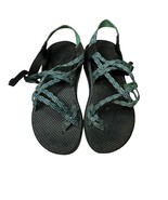 Chaco ZX2 Classic Dagger Water Sport Sandals Women’s Size 9 Green Blue P... - £20.75 GBP