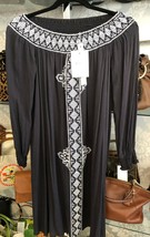 Avec Les Filles Black &amp; White Embroidered Style#TXG70013 Dress Sz Xxs $118 Nwt - $44.28