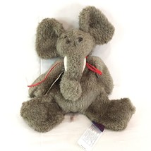 New w Tags Boyds Bears Gray Elephant Flatties  9” Bears In The Attic 1996 Lovey - £22.47 GBP