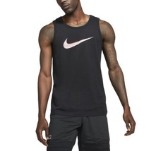 Nike Mens Mezzo Swoosh Logo Graphic Training Tank Color Black/Red Size S - £27.53 GBP