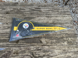 2010 Pittsburgh Steelers Super Bowl XLV AFC Champions Collectors Felt Pennant - £11.62 GBP