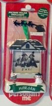 Christmas XMAS Picture Frame MORGAN Personalized Ornament Package Topper - $7.94