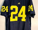 Adidas Premier NCAA Jersey Michigan Wolverines #24 Navy Men's XL - $19.79