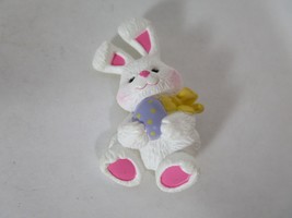 Vintage Hallmark Bunny Rabbit Easter Egg Brooch Pin  - £5.53 GBP