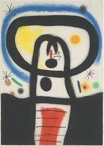 Joan Miro Equinox Piastra Firmato Offset Litografia Surrealism Art - £33.16 GBP
