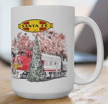 Topeka and Santa Fe Railway Rail Fan Railroad 15 Oz Coffee Mug - $9.49
