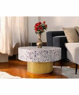 New Handmade Bone onlay Coffee Table, Bone Inlay Table, Bone Inlay Furni... - $939.62 CAD