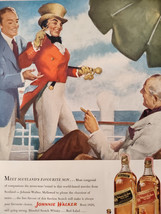 1949 Original Esquire Art Ads JOHNNY WALKER Scotch Whiskey Ancient Age Bourbon - £5.17 GBP