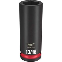 Milwaukee Tool 49-66-6227 1/2&quot; Drive Deep Impact Socket 13/16 In Size, 6... - £18.75 GBP