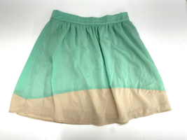 Womens Francescas Skirt Size Small Emmelee Mint and Beige A-Line - £7.47 GBP