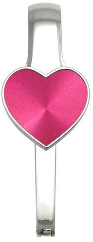 Pink Heart Everything Holder Handbag Purse Table Hook - $7.80