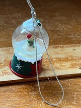 Small Plastic Snowman in Snow Globe JOANNE Name Christmas Tree Ornament – 2 and - £5.42 GBP