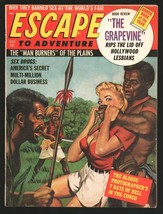 Escape To Adventure 7/1964-Natives capture blonde babe cover-Cheesecake-... - £82.28 GBP