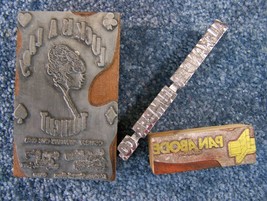 Vintage Printing Letterpress Printers Block (Die) - 3 pieces - $4.75