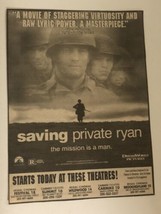 Saving Private Ryan Movie Print Ad Tom Hanks Matt Damon TPA5 - £4.64 GBP