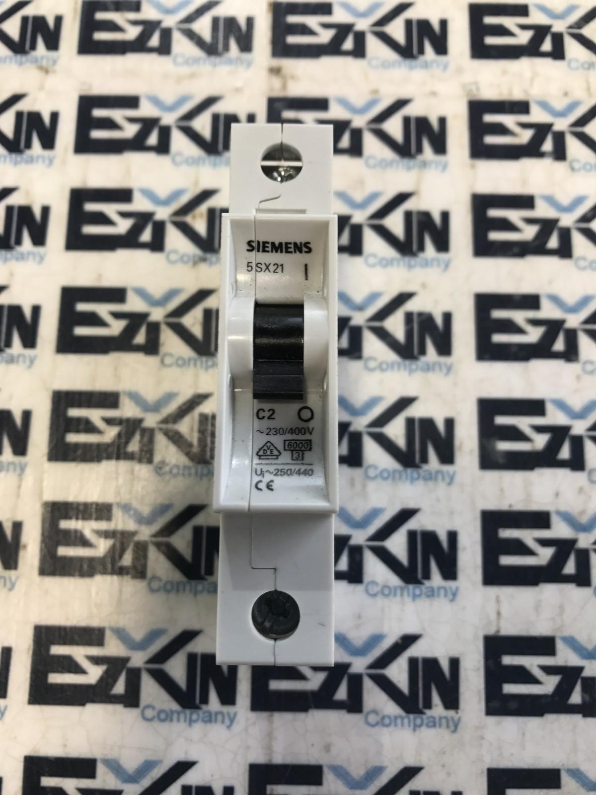 Siemens 5SX21 C2 Circuit Breaker 230V 2Amp  - $8.75