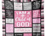 Mothers Day Christian Gifts for Women Blanket 60&quot;X50&quot; - I Am a Child of ... - $39.86