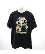 Cobra Kai Johnny T-Shirt Men&#39;s XL Black Sweeping Legs Karate Kid Graphic... - $23.19