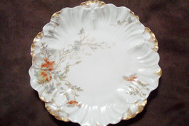 LEWIS STRAUS &amp; SONS NY importer on Limoges, France, gorgeous plate, c1900s[96] - £23.23 GBP