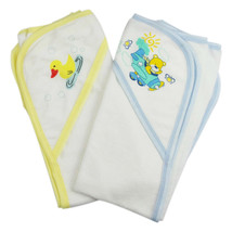 Bambini One Size Unisex Infant Hooded Bath Towel (Pack of 2) 80% Cotton/... - $17.93