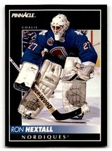 1992 Pinnacle #340 Ron Hextall    Quebec Nordiques Hockey Cards EX/NM ID:55551 - £1.41 GBP