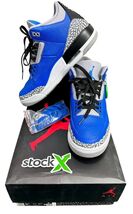 Nike Air Jordan 3 Retro Varsity Royal CT8532-400 Sneakers Size 9.5 Origi... - $148.49