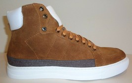 English Laundry Size 10 HIGHFIELD Cognac Suede Fashion Sneakers New Mens Shoes - £116.65 GBP