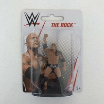 The Rock 3&quot; Figurine WWE 2019 Mattel Dwayne Johnson - £15.02 GBP