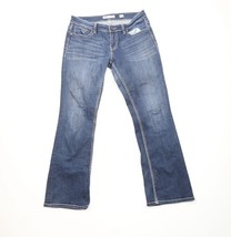 Buckle BKE Womens 30 Thick Stitch Stretch Payton Flared Wide Leg Denim J... - $54.40