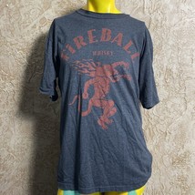 Fireball Cinnamon Whisky T Shirt Mens XLT Grey Dragon - $11.30