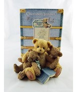 Cherished Teddies Caleb &amp; Friends When One Lacks Vision, Another Must Pr... - $17.00