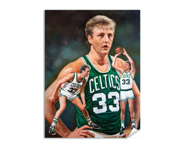 Larry Bird Boston Celtics NBA Basketball Player HOF Hall of Fame Art Pri... - $24.99+