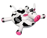 Original Giant Inflatable Lol Cow Pool Float Floatie Ride-On Lounge W/ S... - $61.99