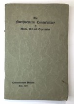The Northwestern Conservatory of Music, Art, &amp; Expression 1911 Commencem... - £35.35 GBP