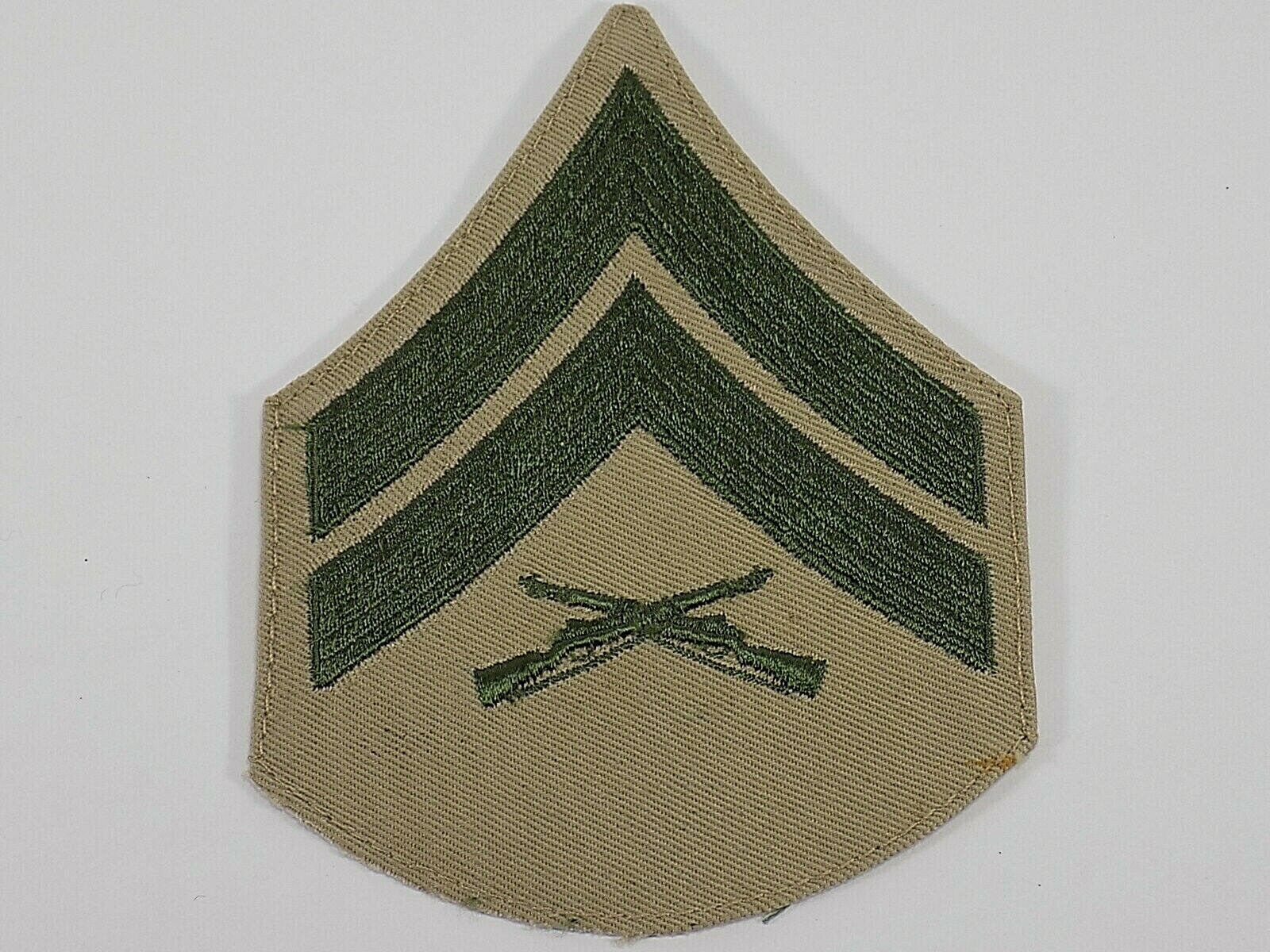 Primary image for Vintage US ARMY VIETNAM WAR CORPORAL INFANTRY SHOULDER SEW ON RANK PATCH