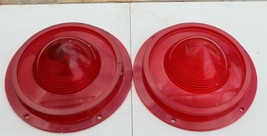 2 Aftermarket 1957 Ford Tail Stop Light Lens Sedan Hardtp Daily Drive 1 ... - $27.02